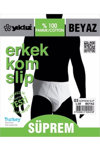 Yıldız 03 Erkek Süprem Kom Slip Külot