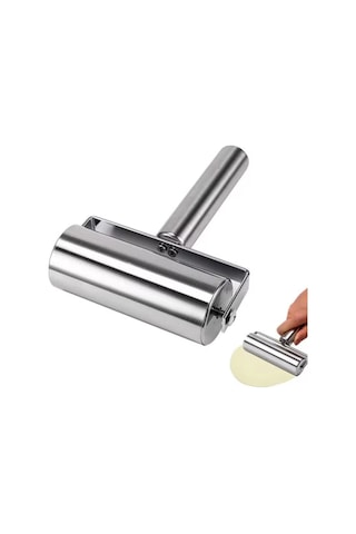 Metal Hamur Açma Rulosu Metalik Gri