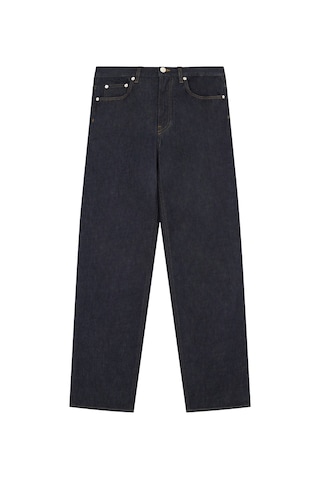 Loulou Studio Denim Pantolon Koyu Mavi