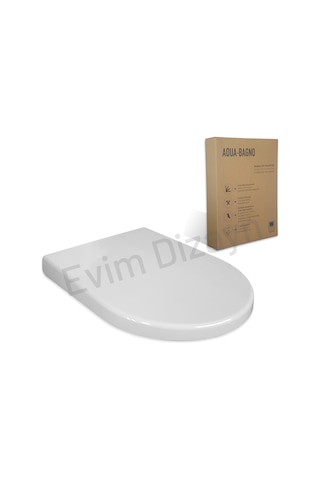 Aqua Bagno Zero Yavaş Kapanan Klozet Kapağı - Duroplast