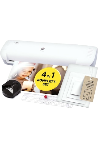 A 210 Set 4 İn 1 Trend Laminasyon Makinesi Ve 15 Adet Pvc Film