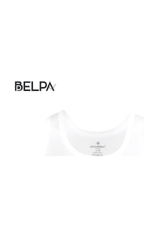 Belpa Ceylanoğlu Penye Süprem Erkek Atlet 6'lı %100 Pamuk Beyaz