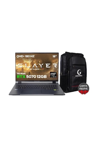 Game Garaj Slayer-R9T-Xl-5070-V2.12-C7 R9-8945HX 16 GB 1 TB SSD RTX5070 18" Free Dos Dizüstü Bilgisayar
