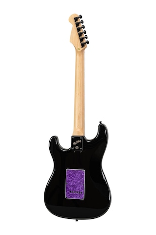 New Orleans Vega Pr Hsh Mat Siyah Ve Mor Elektro Gitar