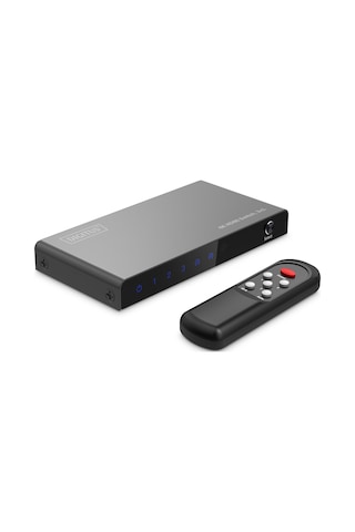 Digitus 3x1 Hdmı Switch, 4k/60hz Hdcp 2.2 Kumandalı Geçiş Kontrolü