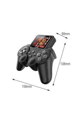 Mey İthalat Yeni Nesil Mini Atari 520 Retro Oyunlu S10 El Atarisi Video Oyun Konsolu