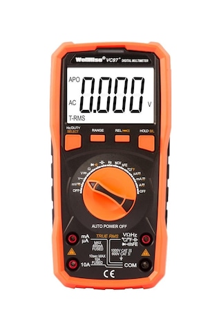 Wellhise Vc97+ Multimetre Ölçü Aleti Avometre True Rms