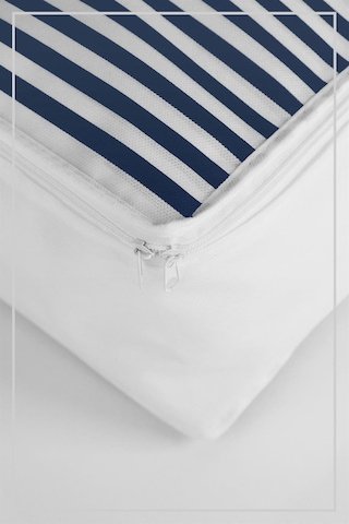 Baza Altı Düzenleyici Büyük Boy Hurç Lacivert Çizgili 70x50x25 Cm Lacivert