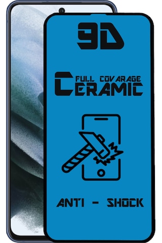 Samsung Galaxy Uyumlu S21 FE Tam Kaplayan Seramik Nano Esnek Ekran Koruyucu