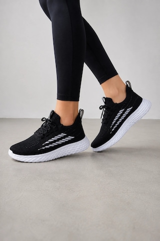 Ht Hotin Kai Unisex Günlük Spor Ayakkabı Hafif Ve Esnek Tabanlı Sneaker - Siyah
