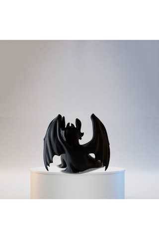 Gecenin Öfkesi Siyah Ejderha Toothless 11 Cm