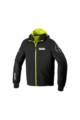 Spıdı Hoodıe Armor Evo Tekstil Ceket Siyah - Sarı