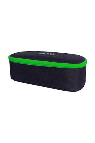 Jacbag Oval Pencil Case-oval Tip Geniş Iç Hacimli Siyah Kalem Kutusu Kalemlik Siyah