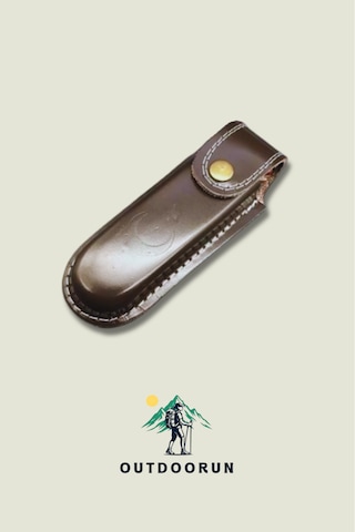 Outdoorun Kamp Türk Bayrak Desenli Kılıf - 15 Cm Kahverengi