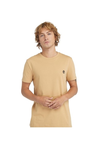 Timberland Dunstan River Crew Erkek Bej Yuvarlak Yaka Tişört Bej