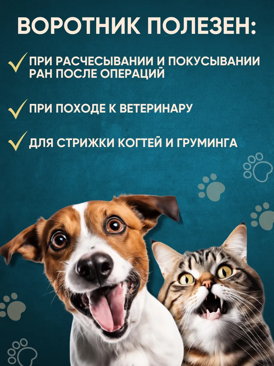 Anticarapki Kediler Ve Köpekler İçin Koruyucu Yaka 20-25 Cm. 21684519