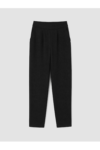 Lcw Comfort Siyah Beli Lastikli Kadın Krep Pantolon