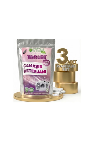 Ortem Çamaşır Tablet Deterjan 3x22'li