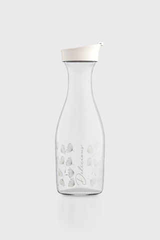 Renga Odesa Çiçek Desenli 1000 Ml Cam Karaf 212010 Bej