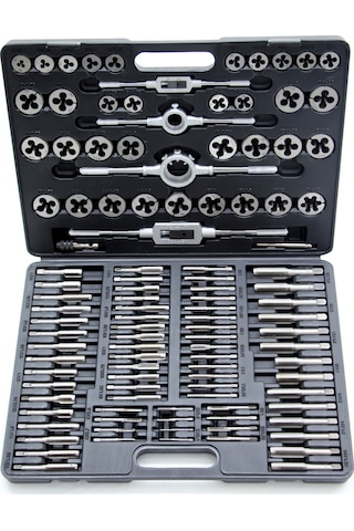 Worldforce 110 Parça Pafta Kılavuz Seti S2 Çelik Profesyonel N11.1031