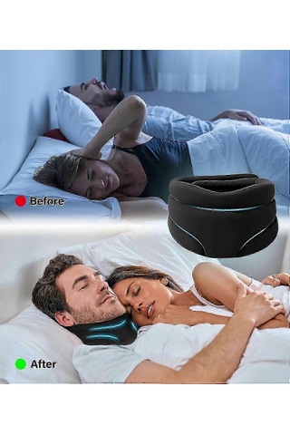 Horlama Ve Uyku İçin Servikal Korse, Kadınlar Ve Erkekler İçin Yumuşak Köpük Boyunluk - Kaiyi