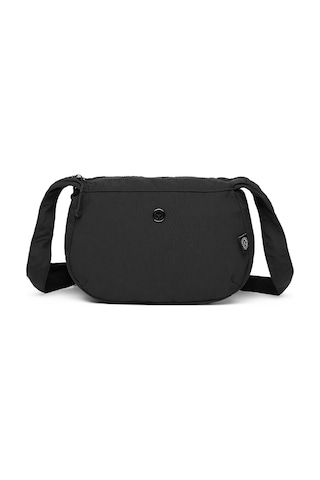 Smart Bags Siyah Ultra Hafif Kumaş Günlük Orta Boy Kadın Omuz Ve Çapraz Çanta