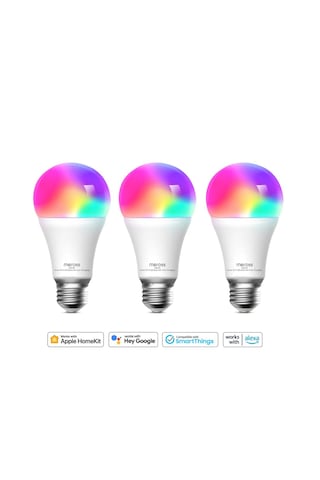 Meross Akıllı Rgb Ampül 810l/9w Msl120 Apple Homekit Destekli 3'lü Paket Çok Renkli
