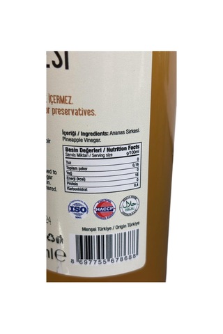Ananas Sirkesi 500 Ml - Pineapple Vinegar