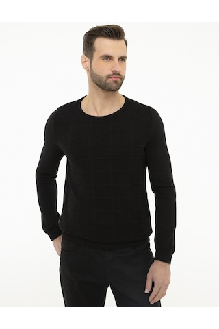 Pierre Cardin Erkek Siyah Kazak /triko 50218120-vr046