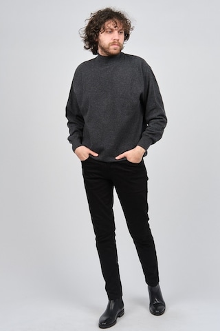 Ida Erkek Lambswool Yarım Balıkçı Kazak 0593161 Antrasit Antrasit
