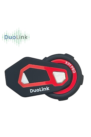 DuoLink X01 Pro İnterkom Bluetooth 6 Kişi Grup Motosiklet Kulaklık Müzik Paylaşımı Kask Intercom Sesli Yanıt
