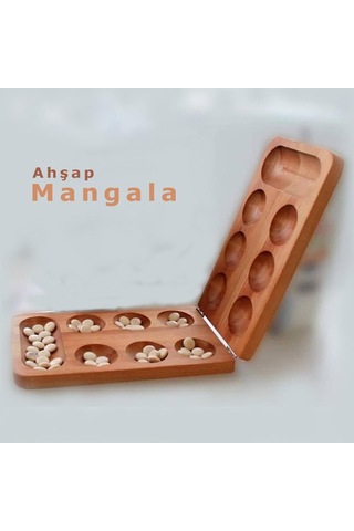 Ahşap Türk Zeka Oyunu Mangala