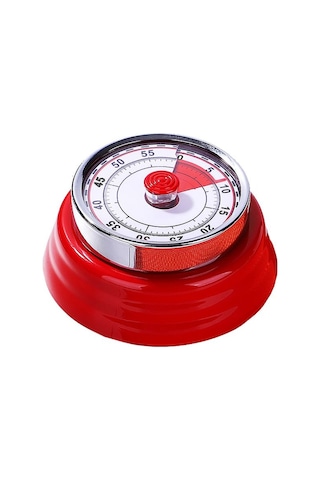 Wf Kırmızı Mekanik Klasik Zilli Mutfak Zamanlayıcı Timer Thr301