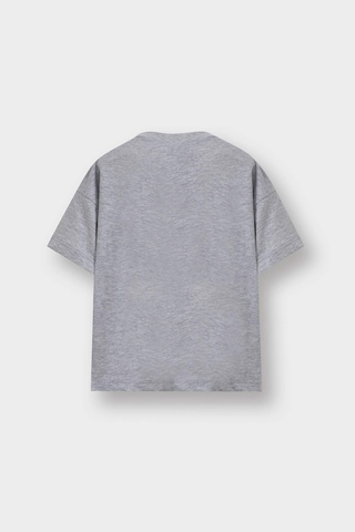 Defacto Erkek Bebek Bisiklet Yaka Baskılı Kısa Kollu Tişört E1124a525smgr396 Gri