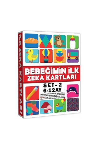 2205 Eğitici Kartlar 6-12 Ay Zeka Kartları