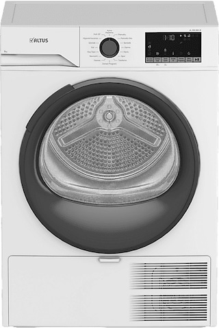 ALTUS AL KM 846 M 8 kg A+ Enerji Sınıfı Isı Pompalı Kurutma Makinesi Beyaz