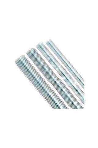 Galvanizli Gijon Saplama Tij M8 1 Metre Dın 975