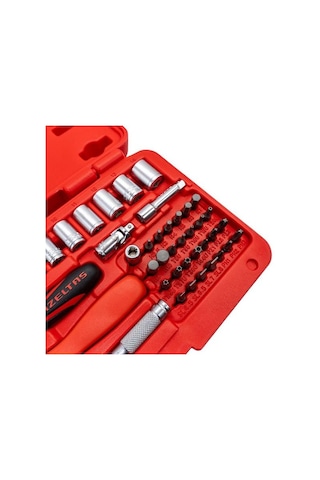 İzeltaş 14000005133 1/4'' Altı Köşe Mini Lokma Anahtar Ve Bits Set 45 Parça