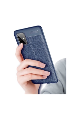 Samsung Galaxy Uyumlu M51 Kilif Deri Tarzi Niss Silikon Case 372811761