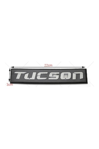 Hyundai Tucson Abs Krom Bagaj Yazı Ithal Car Luggage Lettering Logo