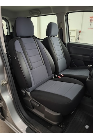 Favori Füme Serisi Renault Kangoo İle Uyumlu Tam Set Oto Koltuk Kılıfı Arka Koltuk 2+1 Favori Füme Serisi Renault Kangoo İle Uyumlu Tam Set Oto Koltuk Kılıfı Arka Koltuk 2+1