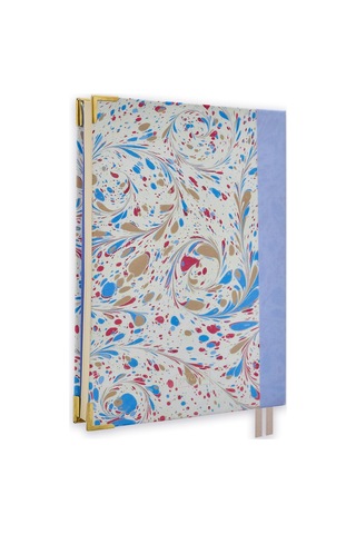 17x24 Ciltli Ebru - Design No 25 Çok Renkli