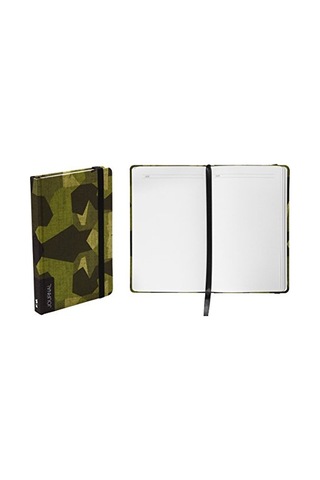 Pattern Kamuflaj Desenli Defter Çizgisiz