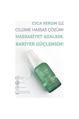 The Purest Solutions Hassas Ciltler İçin Kızarıklık Karşıtı Cica Serum 30 ML