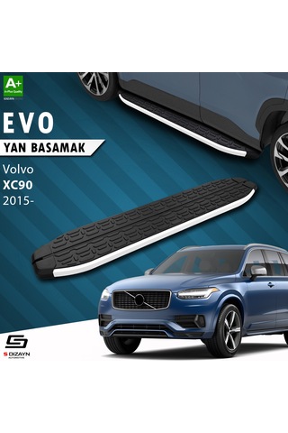 S-dizayn Volvo Xc90 2 Evo Aluminyum Yan Basamak 193 Cm 2015 Üzeri