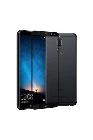 Huawei Mate 10 Lite Zore Kenarları Kırılmaya Dayanıklı Cam Ekran Koruyucu
