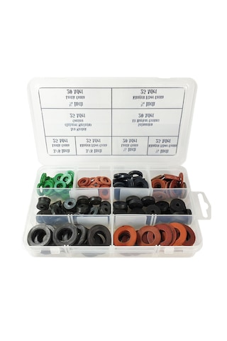 185 Parça Lastik Ve Klingrit Fiber Conta Full Seti