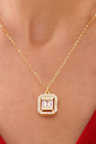 Bhs Life Zirkon Baget Taşlı Kolye