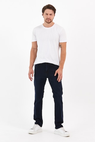 Digital Jeans Normalkesim Fermuarlı Genişpaça Yüksekbel Ba Lacivert Açık Gri