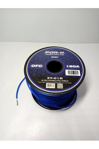 For-x Amfi Tetikleme Kablosu - Ofc , %100 Bakır Amfi Tetikleme Kablosu - Anfi Rem Kablosu - 5 Metre
